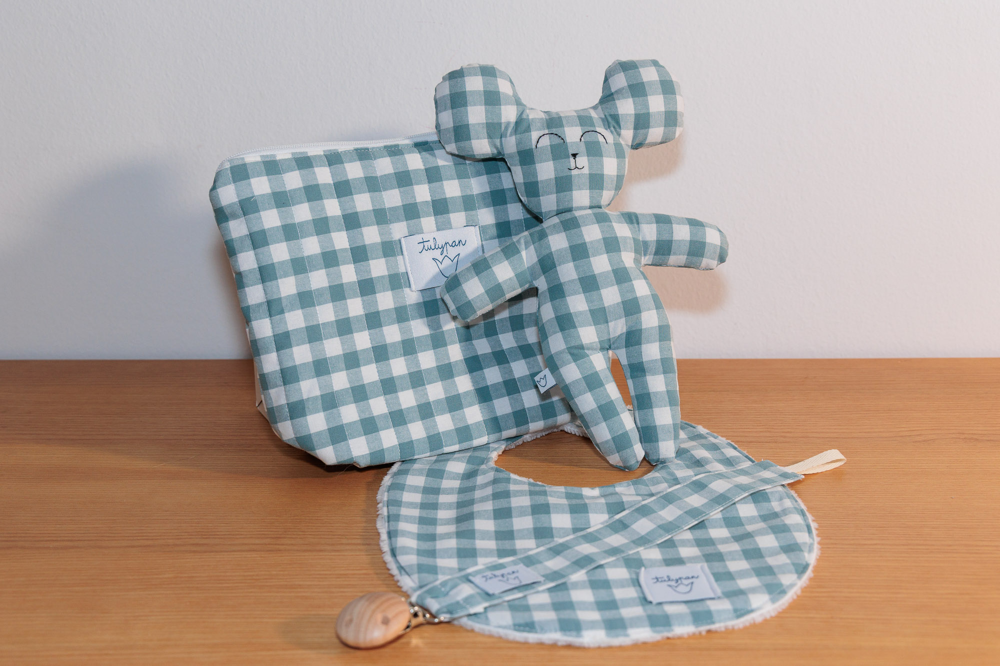 Pack bebé Vichy Azul