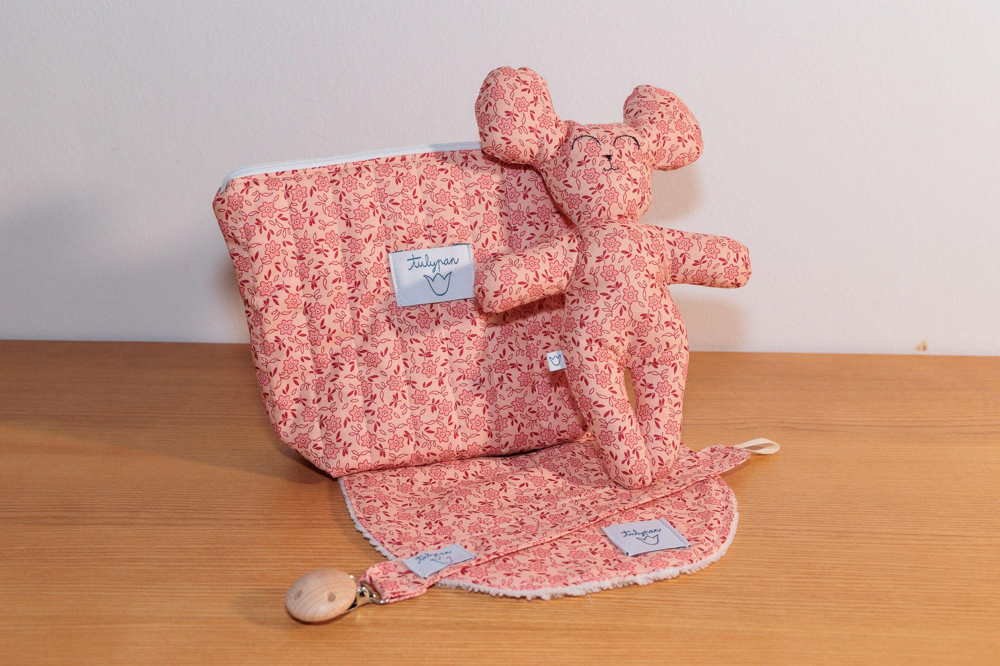 Baby set Pink Flowers