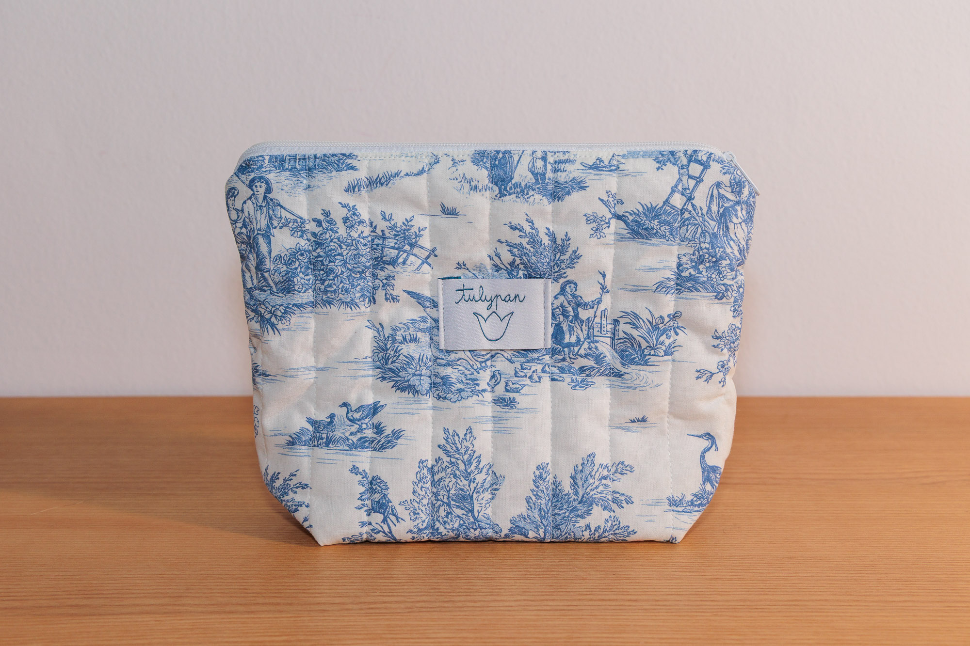 Diaper Toiletry Bag Toile de Jouy