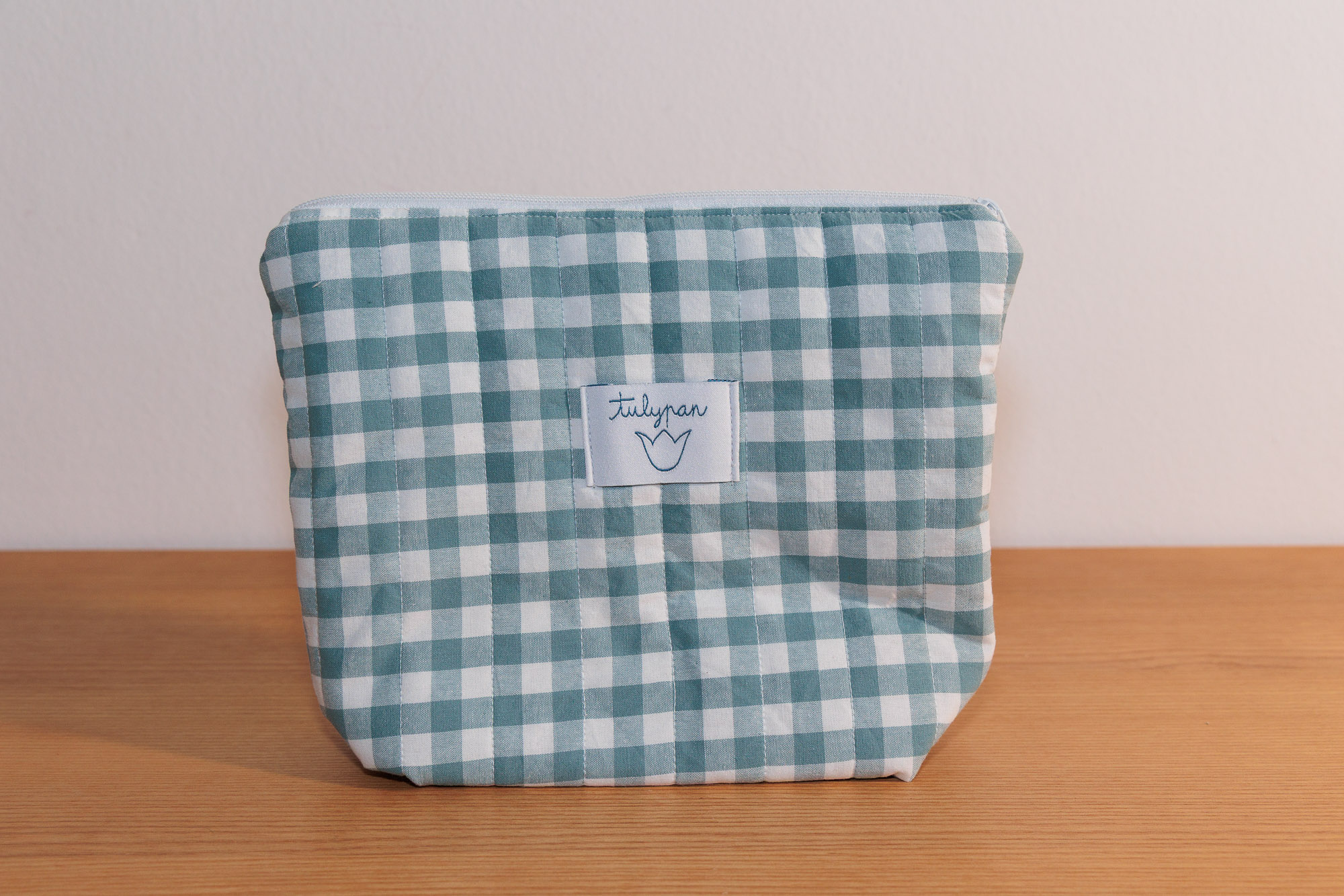 Diaper Toiletry Bag Blue Vichy